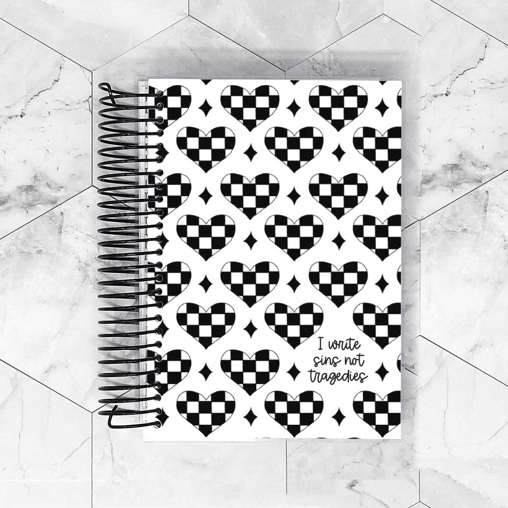 I Write Sins Not Tragedies | Removable Planner Cover