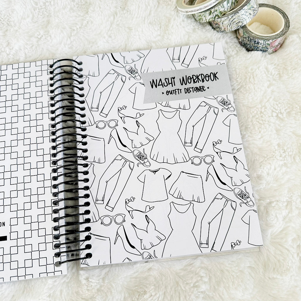 Coiled Washi Workbook | Printed