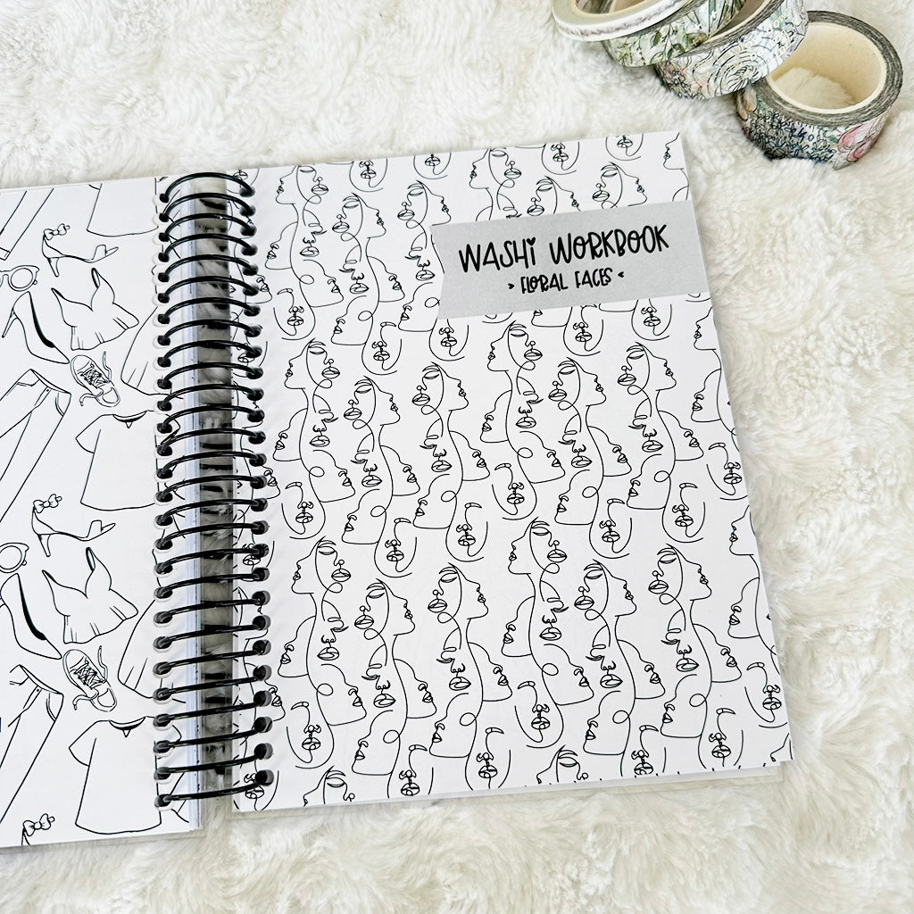 Coiled Washi Workbook | Printed