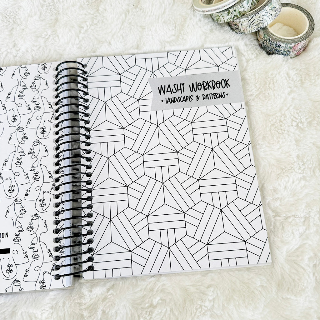 Coiled Washi Workbook | Printed