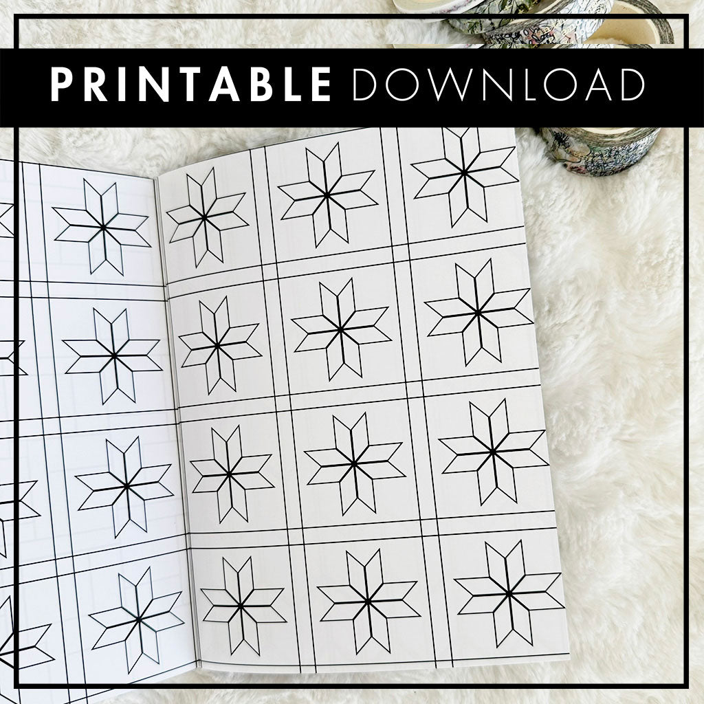 Washi Workbook - Quilts | Printable