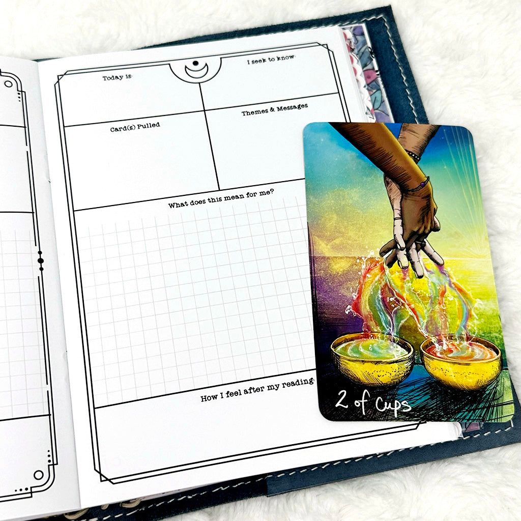 Printable Tarot Journal  3 Card Spread – Plan Print Land