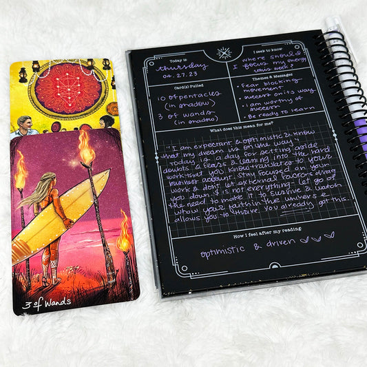 The Tarot Planner: Undated Weekly Planner and Tarot Journal