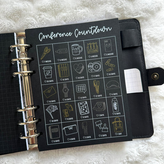 Conference Planner & Memory Keeper | CPC Official Merch| Blackout