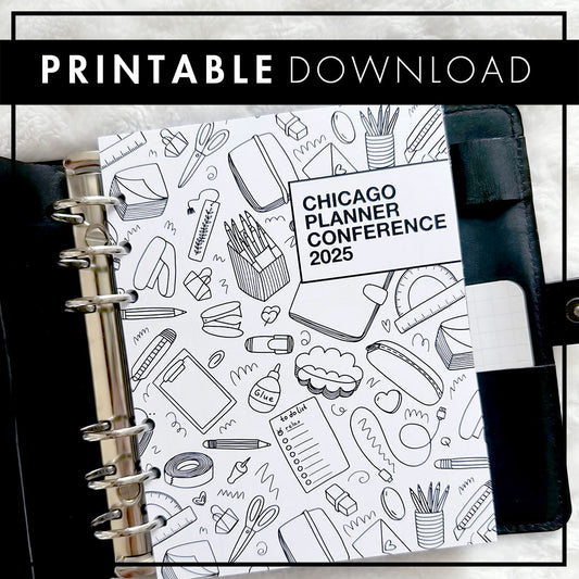 Conference Planner & Memory Keeper | CPC Official Merch | Printable
