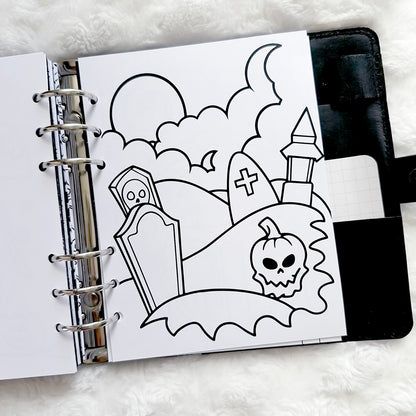 Washi Workbook - Halloween | Printed