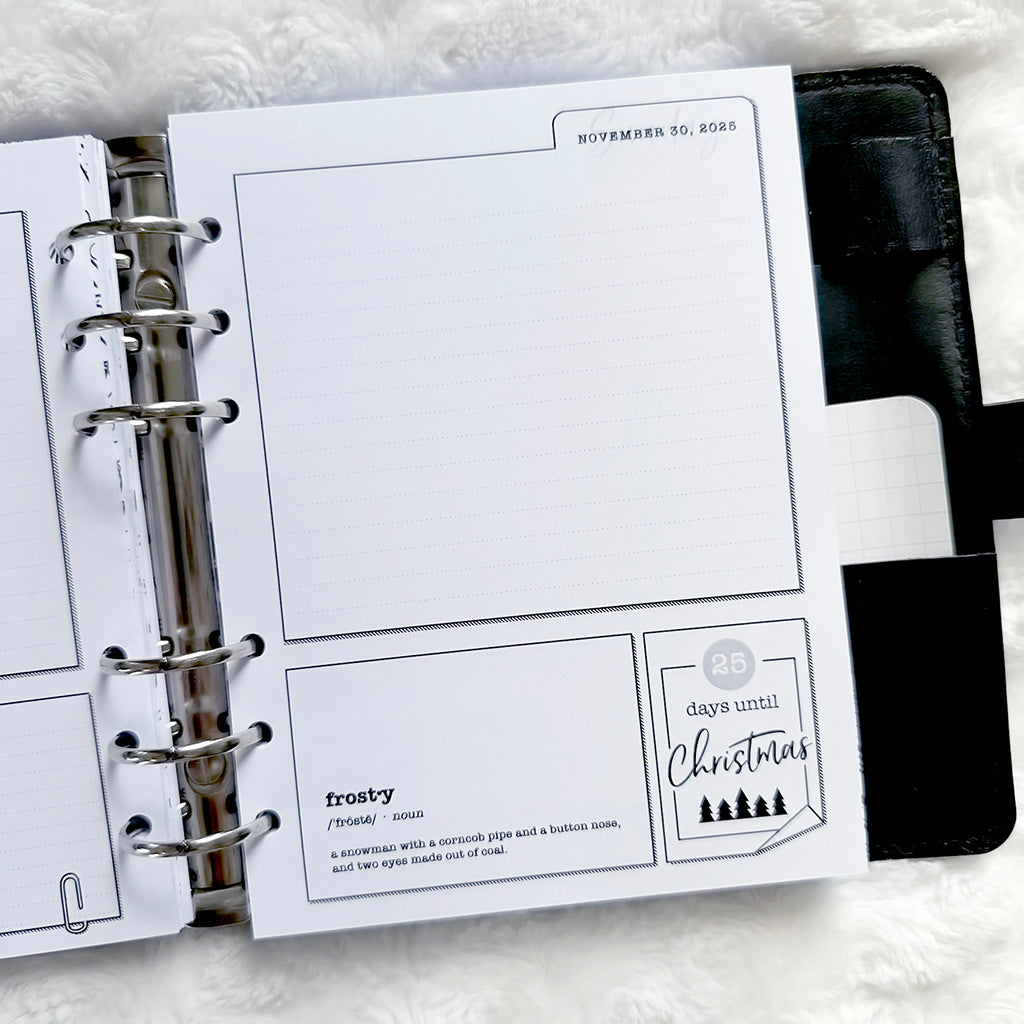 Christmas Countdown Journal - 2025 | Printed