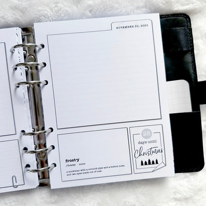 Christmas Countdown Journal - 2025 | Printed