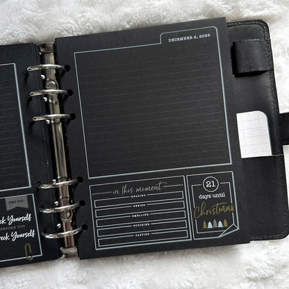 Christmas Countdown Journal - 2025 | Blackout | Printed