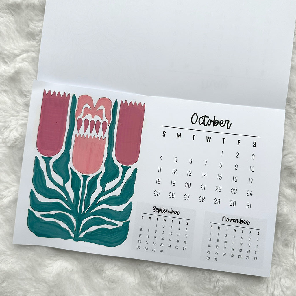 2026 Calendar - Colorable | Notepad | Printed