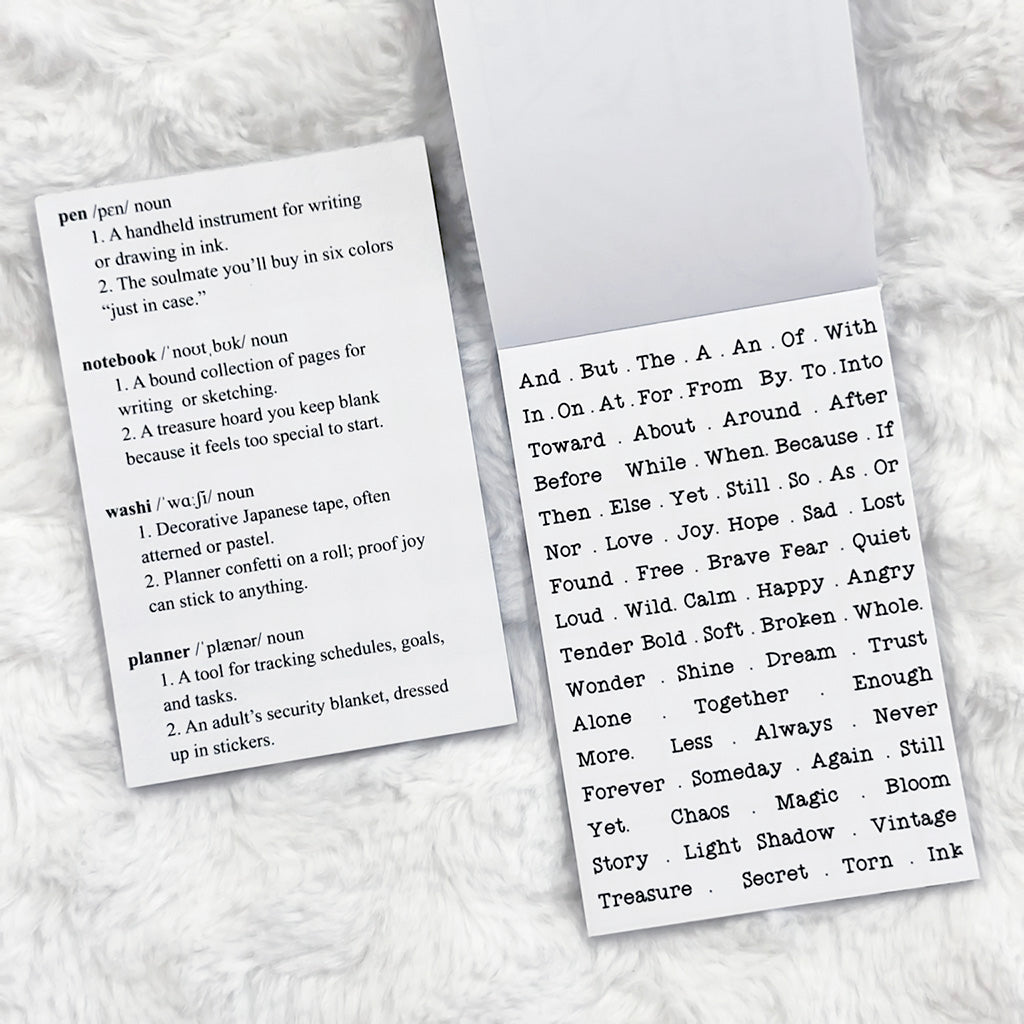 Junkpad V2 | Tearaway Notepad | Printed