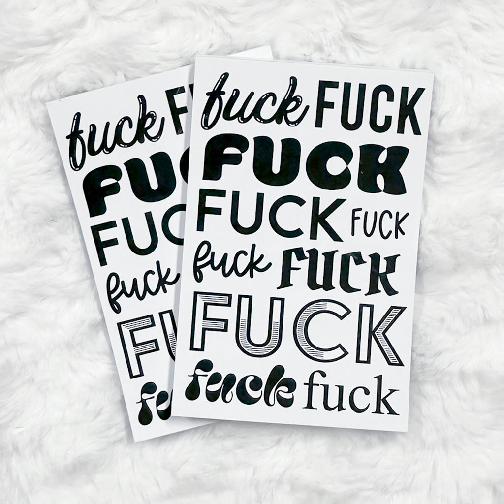 Junkpad - Sweary Edition | Tearaway Notepad | Printed