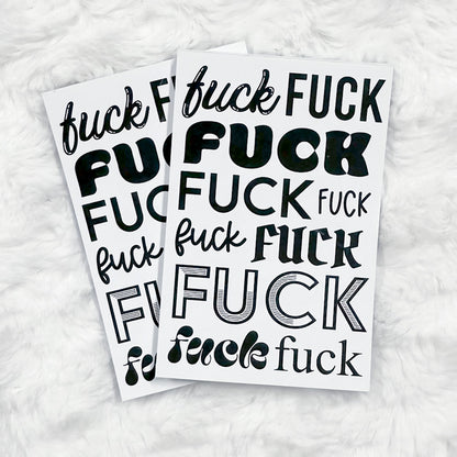 Junkpad - Sweary Edition | Tearaway Notepad | Printed