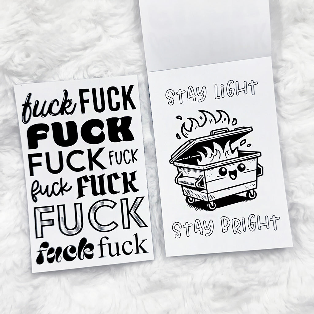 Junkpad - Sweary Edition | Tearaway Notepad | Printed