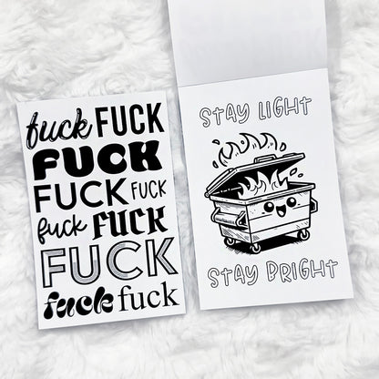 Junkpad - Sweary Edition | Tearaway Notepad | Printed
