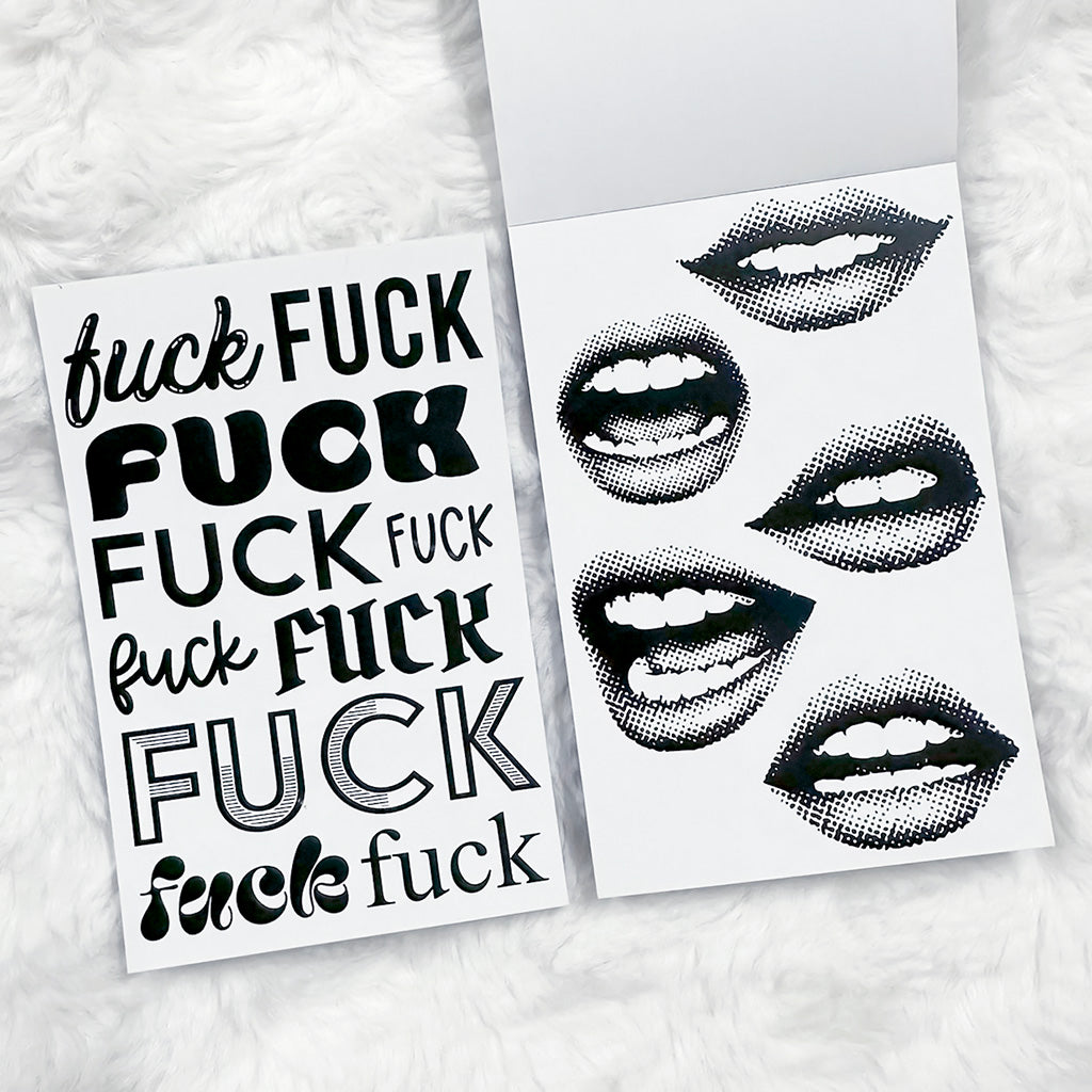 Junkpad - Sweary Edition | Tearaway Notepad | Printed