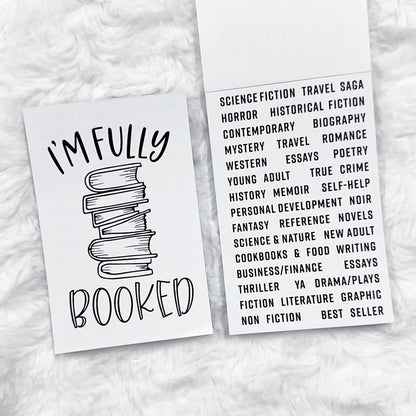 Junkpad - Book Lover | Tearaway Notepad | Printed