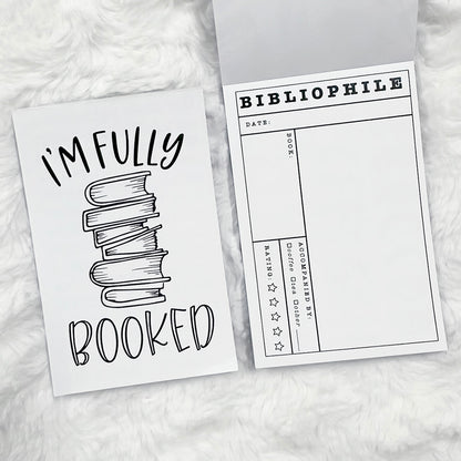 Junkpad - Book Lover | Tearaway Notepad | Printed