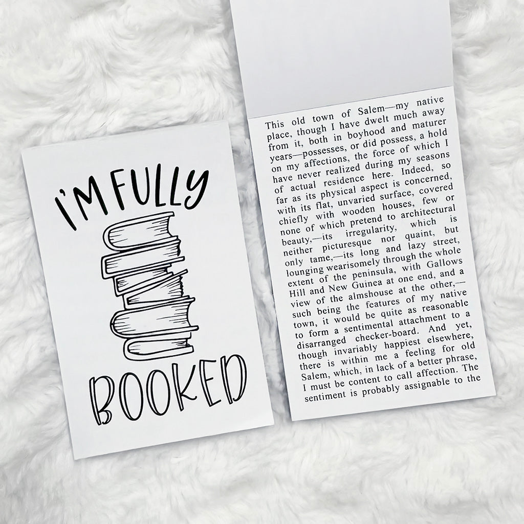 Junkpad - Book Lover | Tearaway Notepad | Printed