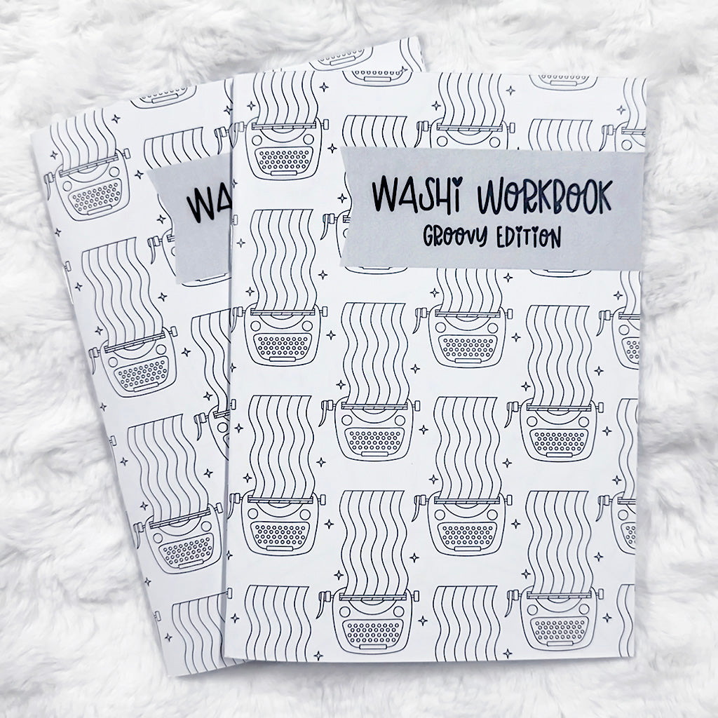 Washi Workbook - Groovy Edition | Printed