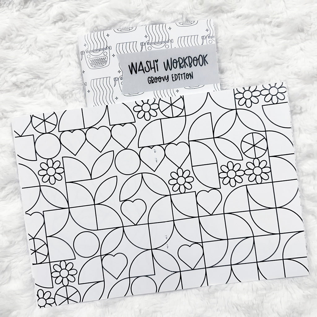 Washi Workbook - Groovy Edition | Printed