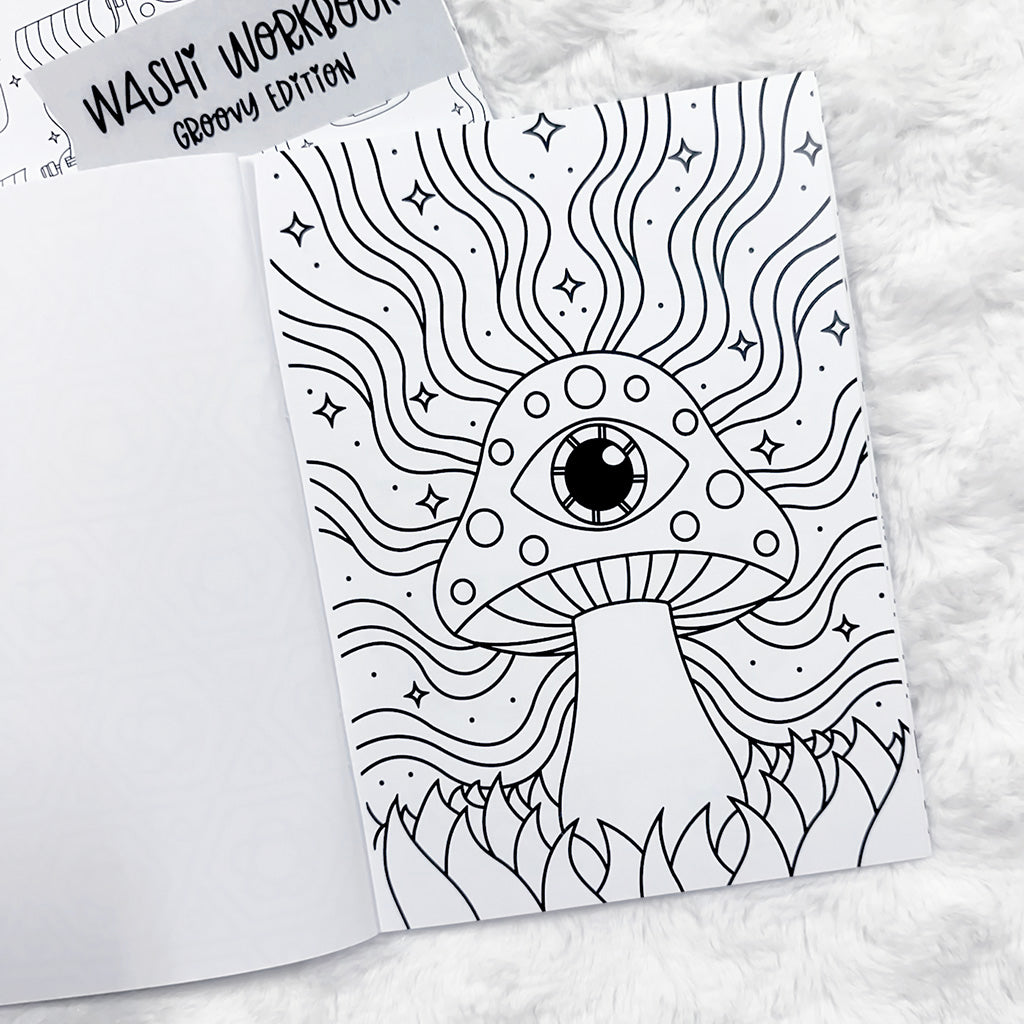 Washi Workbook - Groovy Edition | Printed