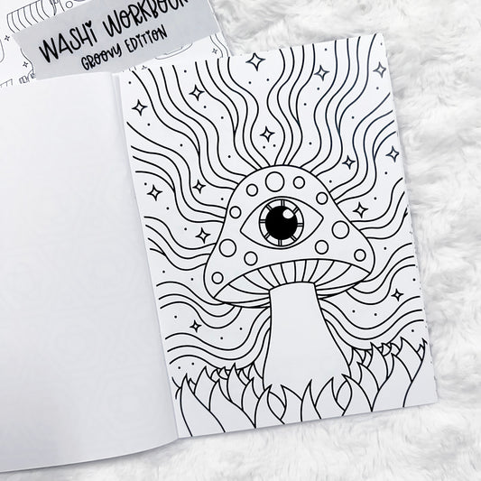 Washi Workbook - Groovy Edition | Printed