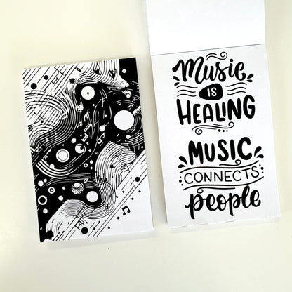 Junkpad - Music Lover | Tearaway Notepad | Printed