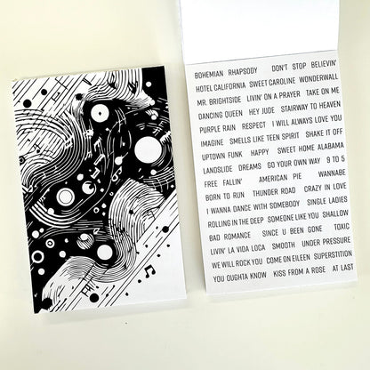 Junkpad - Music Lover | Tearaway Notepad | Printed