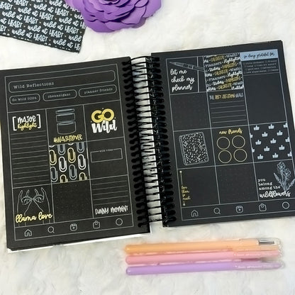 Go Wild Blackout Coiled Planner | Go Wild 2024 Official Merchandise | Printed