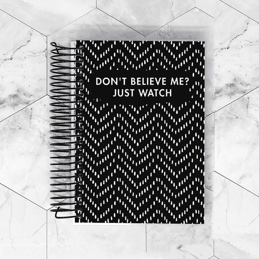Just Watch | Removable Planner Cover