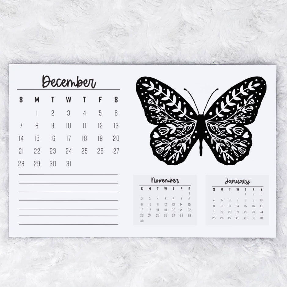 2025 Celestial Monthly - Horizontal | Notepad | Printed