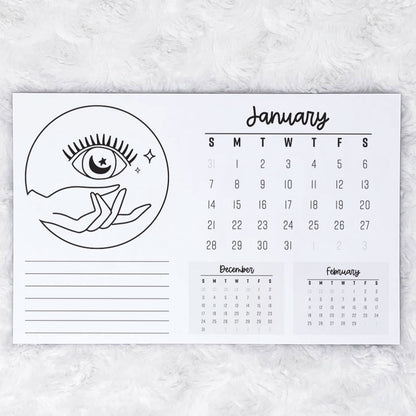 2024 In Your Hands Monthly - Horizontal | Notepad | Printed