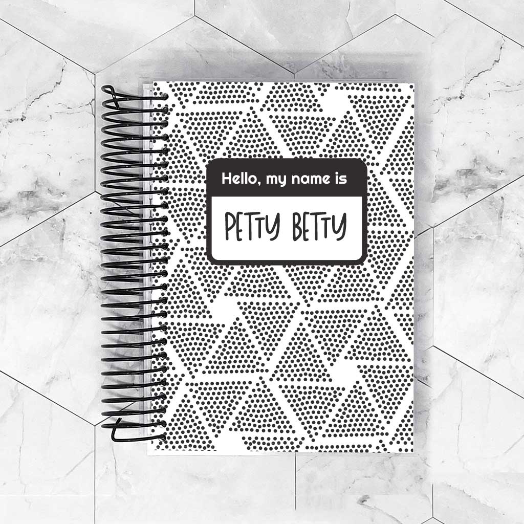 Petty Betty | Removable Planner Cover