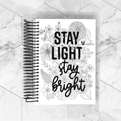 Stay Light Stay Bright | Removable Planner Cover
