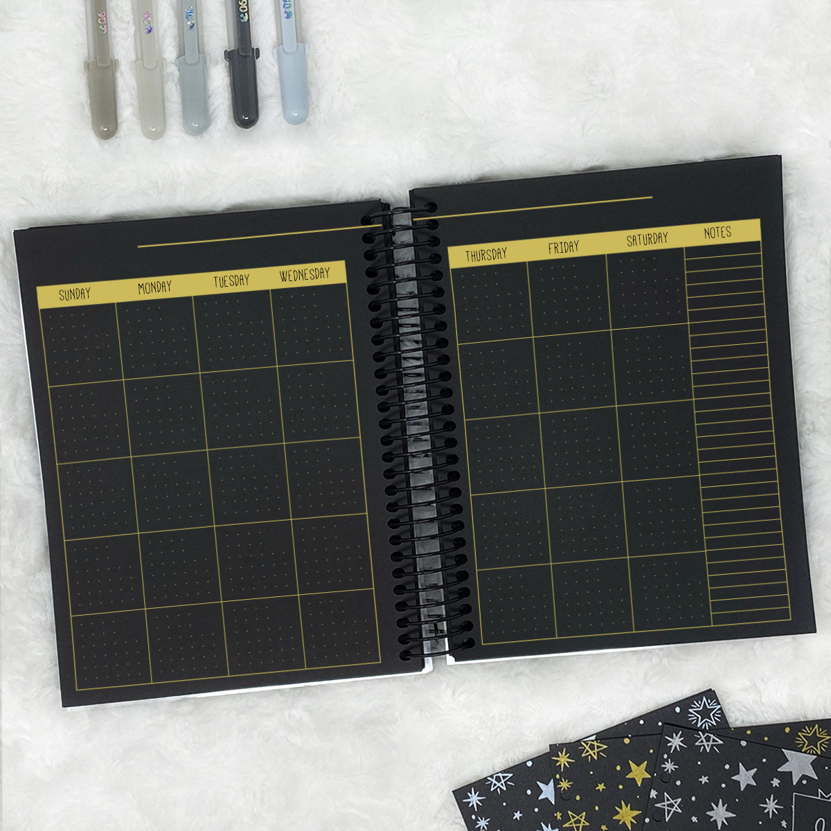 Teacher Planner Horizontal - Undated | Blackout