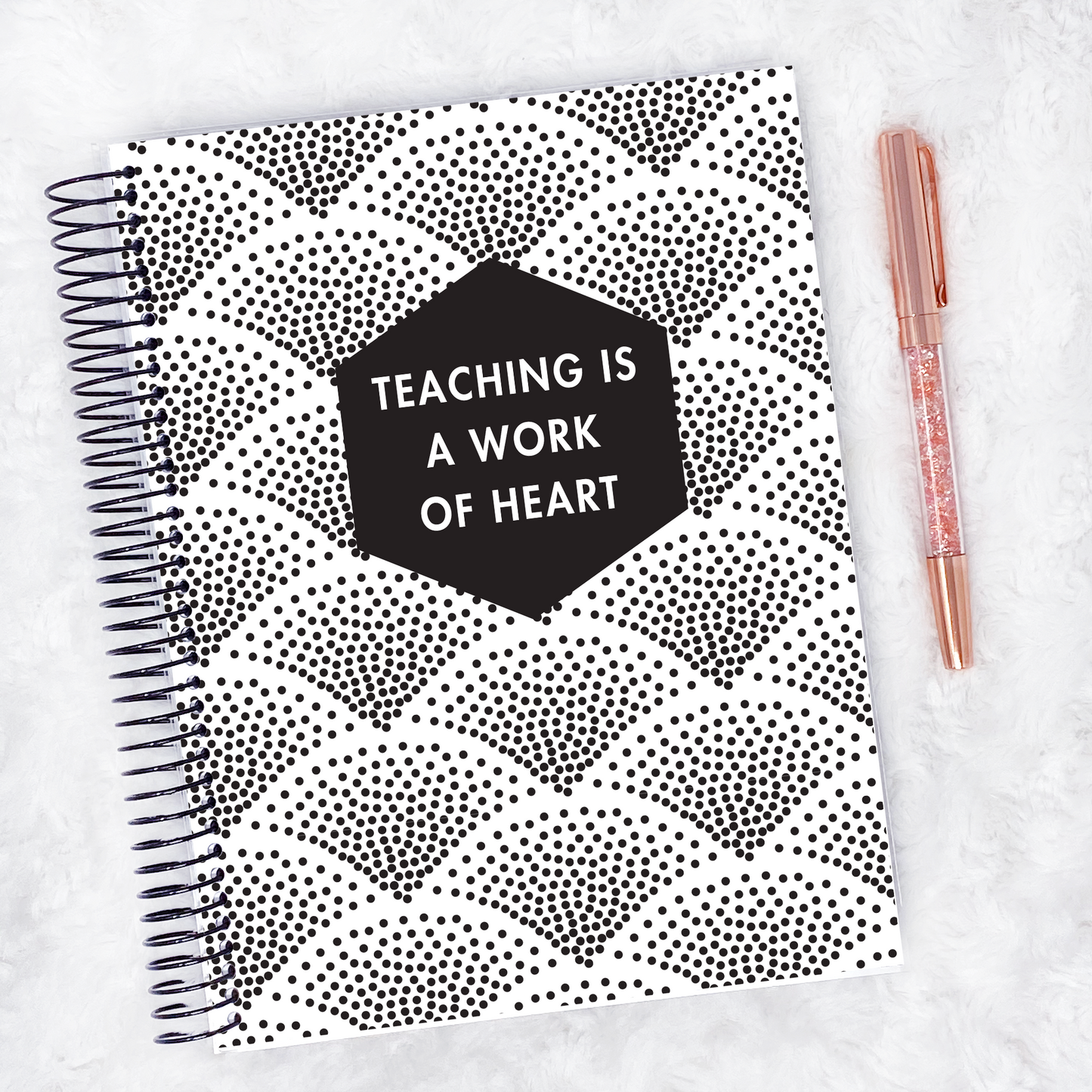 Teacher Planner Horizontal - Undated | Blackout