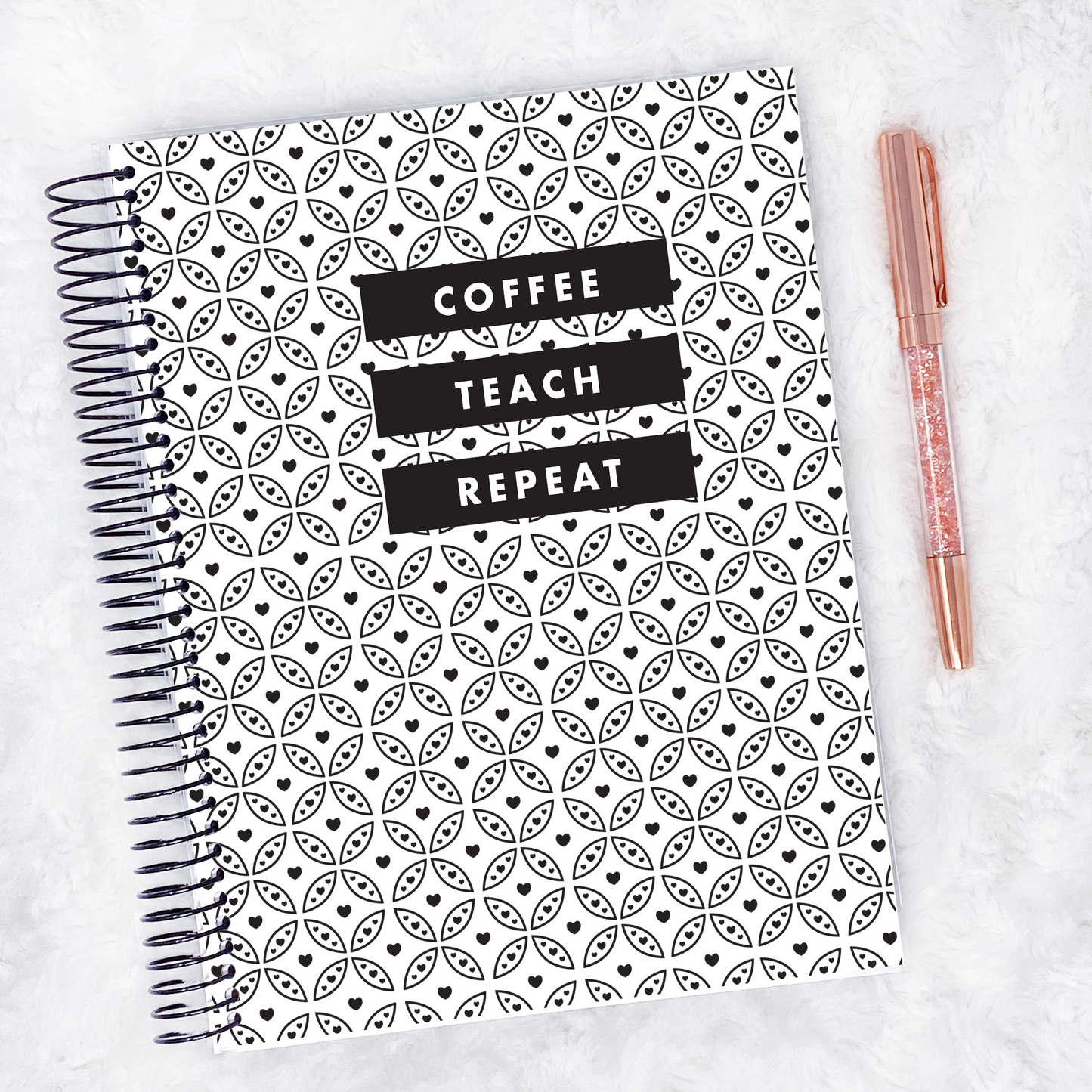 Teacher Planner Horizontal - Undated | Blackout