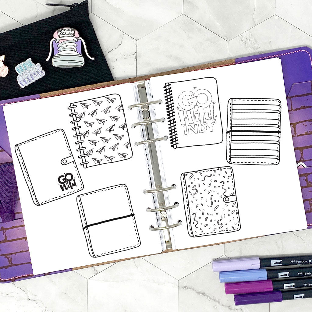 Go Wild Coiled Planner | Go Wild 2025 Official Merchandise | Printed