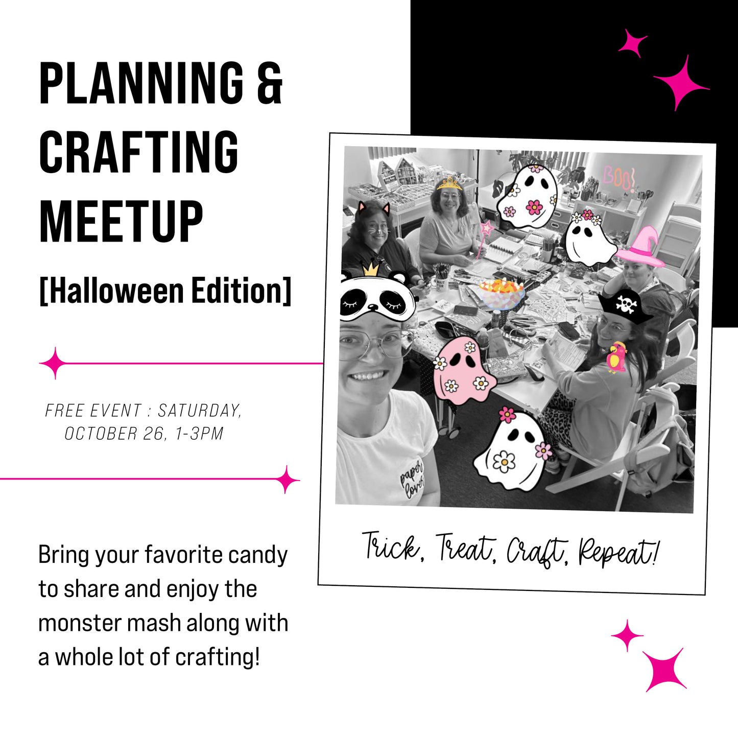 Planner & Crafty Friends Meetup - October