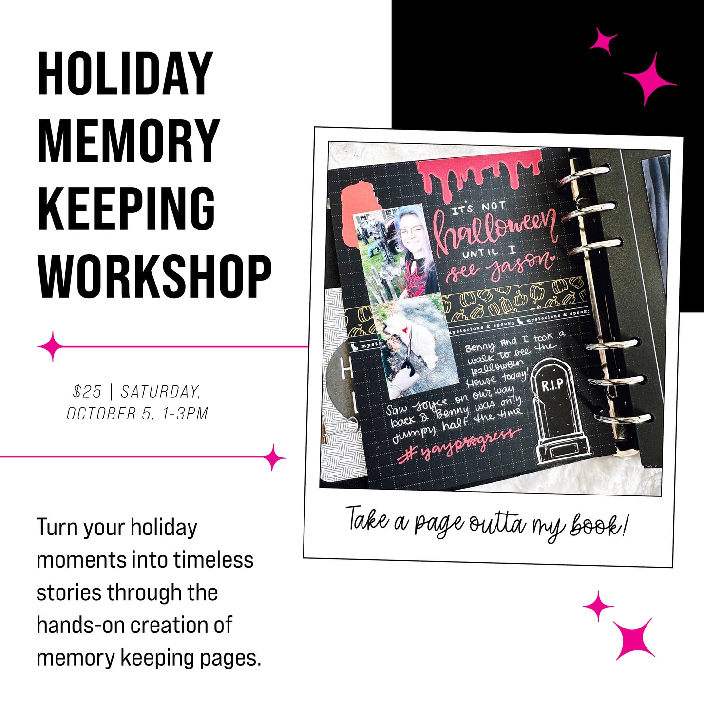 Holiday Memory Keeping Workshop