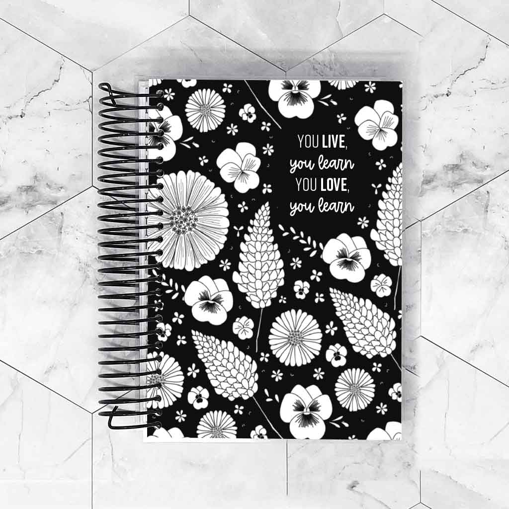 You Live You Learn | Removable Planner Cover