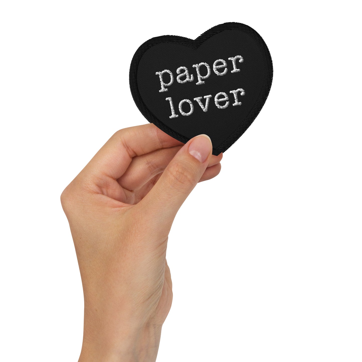 Paper Lover Embroidered Patch