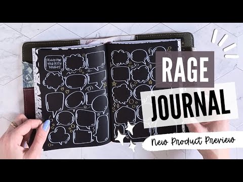 Printable Rage Journal LPA Planner Inserts | Rage Journal | Printable – Lights Planner Action