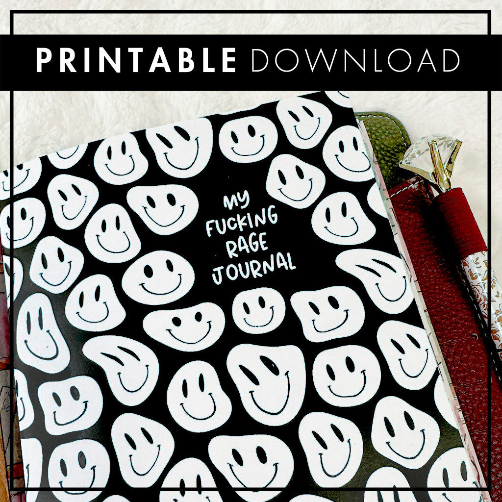 Printable Rage Journal LPA Planner Inserts | Rage Journal | Printable – Lights Planner Action
