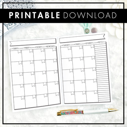The Phoebe Monthly + Trackers | Printable
