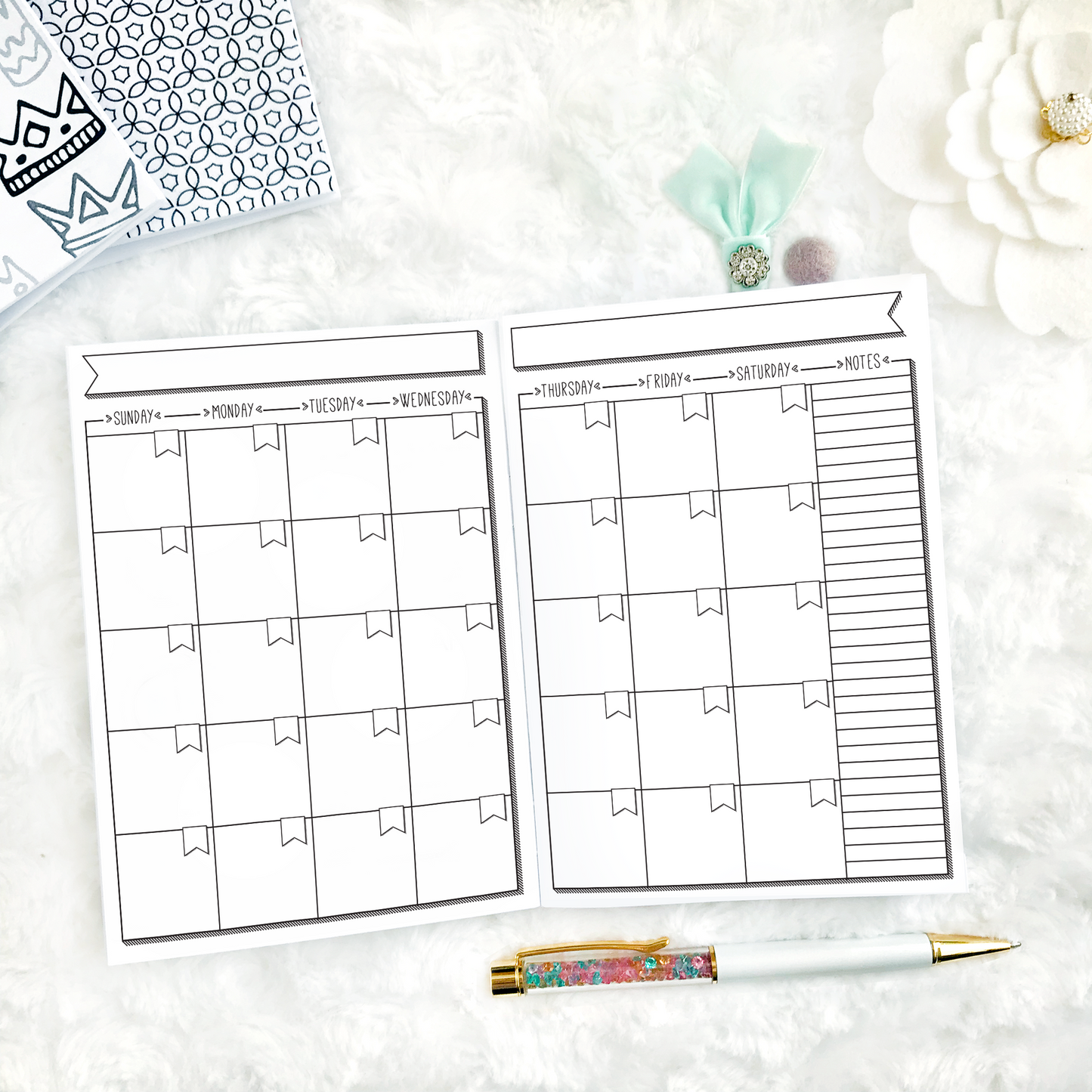 The Phoebe Monthly + Trackers | Printed