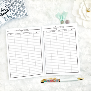 Printable Planner Inserts for Ring, TN & Disc Planner Systems – Lights ...