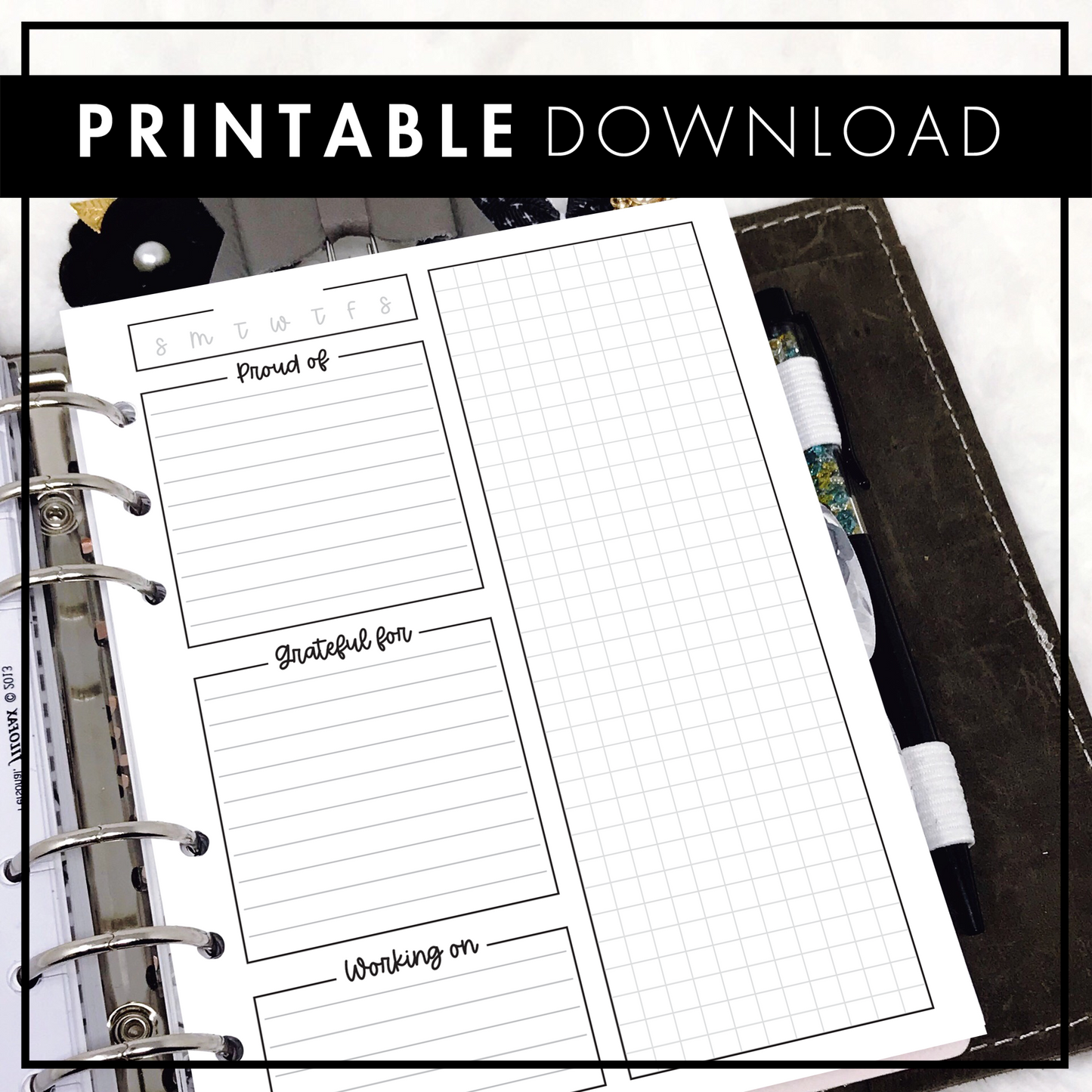 The Bess Mental Health Journal | Printable