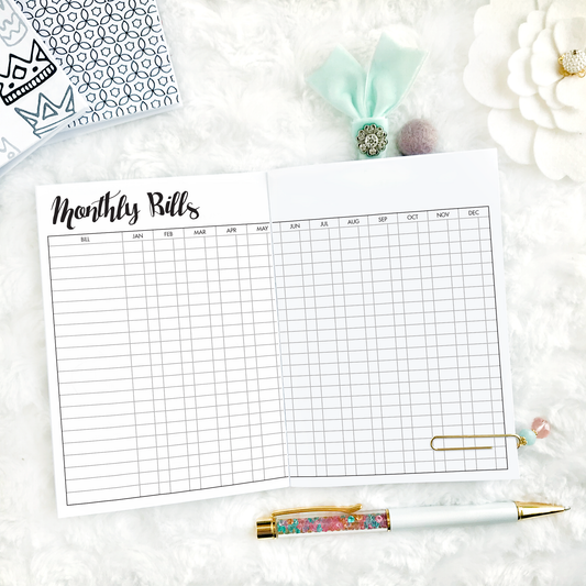Hourly/Daily Planner Inserts for 11 Disc Planners